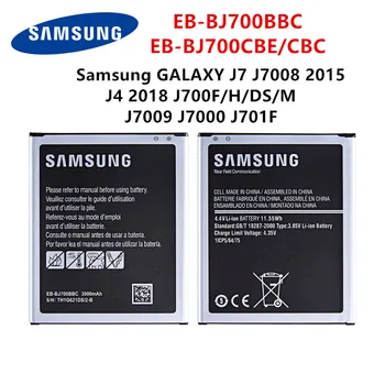 SAMSUNG Originalus EB-BJ700BBC EB-BJ700CBE EB-BJ700CBC 3000mAh Baterija Samsung GALAXY J7 J7008 J4 J700F J7009 J7000 J701F NFC