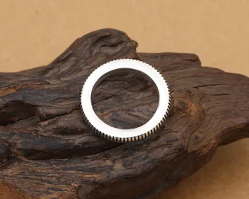 S925 sterlingas sidabro žiedas asmenybės bižuterijos retro ranka raižyti raidžių žiedas punk vyrų žiedas 2018 karšto naujas