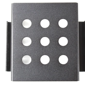Kieto disko dėžutė stalčiuko Aliuminio Lydinio Standžiojo Disko Bay Pateikti 4 sluoksnių 2,5 Colių HDD/SSD Važiuoklės Standžiojo Disko Bay Juoda