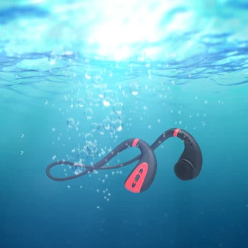 Naujas Kaulais Ausinių Vidinė Atmintinė 8G IPX8 Vandeniui MP3 Muzikos Grotuvas, Plaukimas, Nardymas