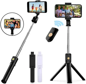 Selfie Stick Trikojo Remote Desktop Stendas, mobiliojo Telefono Laikiklis iPhone Samsung