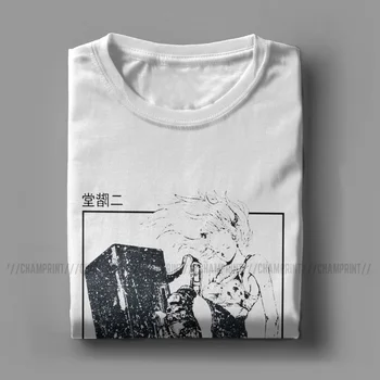 Dorohedoro Nikaido Dizaino Marškinėliai vyriški Medvilniniai Įdomus T-Shirt O Kaklo Anime Tees trumpomis Rankovėmis Drabužius Vasarą
