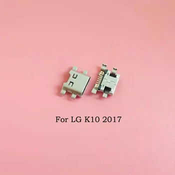 50pcs/daug USB, Įkroviklio Jungtis Socket Duomenų Įkrovimo lizdas Uodega Kištukas LG K9 K10 K11 K4 2017 K10 2016 K12