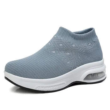 Sneaker moterų kojinės batai 2021 mados oro pagalve kieta sporto akių orui laisvalaikio bateliai moters laisvalaikio ne slydimo sportbačiai