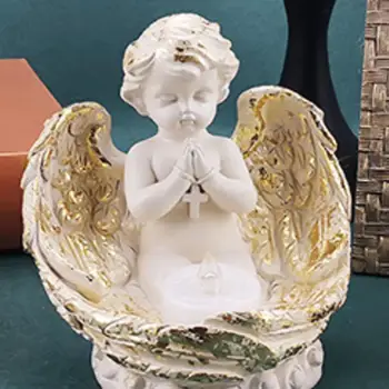 Angel Stalo Ornamentas Išskirtinį Dekoratyvinės Mielas Angelas, Statula Žvakidė Ornamentas, Sodo Statulėlės, Patalpų