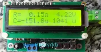 Kondensatorių ESR Induktyvumą Rezistorius LC Matuoklis Matavimo 0.01 Ω-20Ω 0.1 uf-2000uF