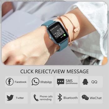 Y20 Smart Watch Vyrai Moterys Visiškai Jutiklinis Ekranas Smartwatch IPX7 atsparus Vandeniui Kraujo Spaudimą, Širdies ritmą Fitness Tracker Sporto Žiūrėti NAUJAS