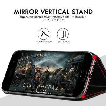 Smart Veidrodis, Flip Case For Samsung Galaxy Note 20 Ultra Atvejais Etui Odinis Telefono Dangtelis, Skirtas 