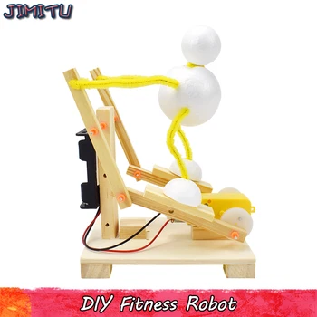 Fitneso Rinkinys Robotas Mokslo Eksperimentas Rinkinys, skirtas Vaikams, Kūrybos Kamieninių Žaislai 