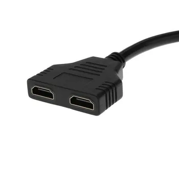 HDMI Splitter Kabelio Adapteris Keitiklis 1080P 2 Dual Port Y Splitter 1, 2, Perdavimas, Skirta Žaidimų, Video, Multimedia Įrenginiai