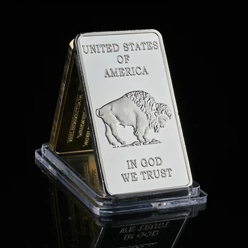 Amerikos Laisvės 1OZ Vertė Dievu Mes pasitikime Bauda Sidabrinės Juostos MUS Sąjungos Suvenyrų Monetos Dovanos