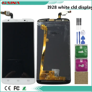 Philips Xenium i928 I928 LCD Ekranas Jutiklinis Ekranas Jutiklių Stiklo Surinkimo baltos Spalvos Su įrankiai ir juosta