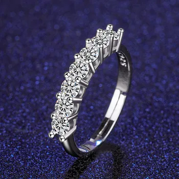 Papuošalai, žiedai, sidabro 925 papuošalai, sužadėtuvių žiedai moterims moissanite žiedas moterims vestuvių sidabro žiedas prabangūs papuošalai moterims