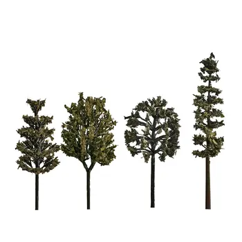 HO N Masto Imitavimo Modelį Medžio 3-9cm Architektūros Pastatas, Geležinkelio Traukinių Kraštovaizdžio Išdėstymas