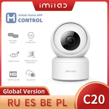 IMILAB C20 WiFi Kamera 1080P HD Namų Apsaugos Kamera, IP Kamera, Patalpų Kamera, VAIZDO Vedio Stebėjimo Kameros Darbas Su IMILAB App