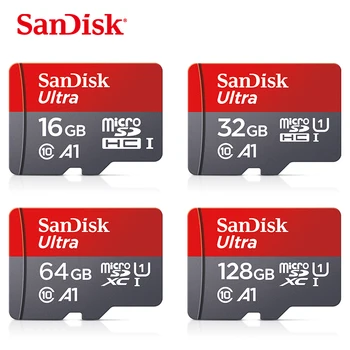 SanDisk micro sd 200GB 128GB 64GB 32GB 16GB 98mb/s TF usb flash, atminties kortele 256 GB/95MB/s class10 Originalus Produktas nemokamas pristatymas