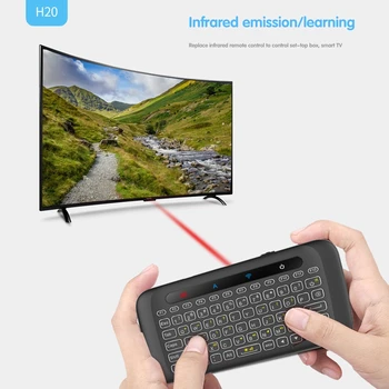H20 Visą Ekraną, Paspauskite Klaviatūros Mini Wireless Keyboard 