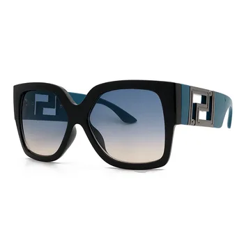 Stačiakampis ve logotipą, akiniai nuo saulės moterims, vyrams, 2021 prekės dizaineris aukštos kokybės mados vairavimo akinius festivalis oculos de sol feminino