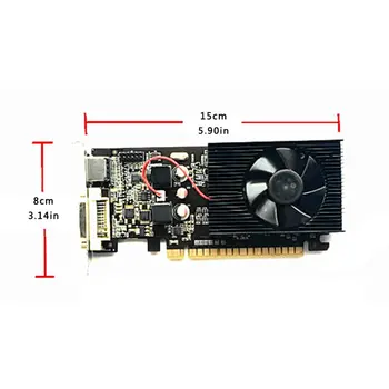 GT730 2GB vaizdo plokštė 64 bit GDDR3 GT 730 2G D3 Žaidimo Vaizdo Kortos NVIDIA GeforceHDMI Dvi VGA Vaizdo plokštė