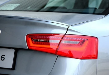 Audi A6 C7 Spoileris 2011 2012 2013 2016 Šildomi ABS Plastiko Unpainted Gruntas Spalvos Galinis Įkrovos Kamieno Sparno Spoileris