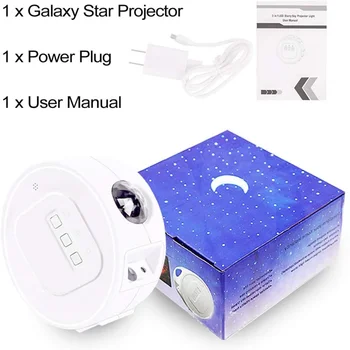 Spalvinga Žvaigždėtas Dangus Galaxy Projektorius Sukasi Vandenyno Bangos Naktį Žibintai USB Ūkas Lempos Žvaigždėtas Dangus Galaxy Šviesos Vaikui, Dovanos