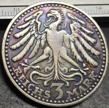 Vokietijos 3 Reichs Ženklas Sidabro Padengtą Kopijuoti monetos, Tipas-9