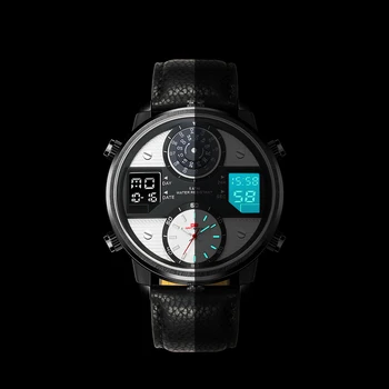 KAT-WACH Vyrų Verslo Laikrodžiai Chronograph Kvarco Analogas Žiūrėti Vyrų Dienos Šviesos Vandeniui Odos Dirželis Mados Laikrodis