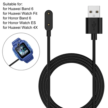 1m USB Įkrovimo Kabelis Huawei Žiūrėti Tilptų Įkroviklio Garbės Juosta 6 Watch ES Įkrovimo Kabelis, Doko Vaikams Žiūrėti 4X