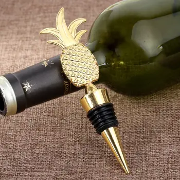 Elegantiškas Ananasų Šampano Raudonojo Vyno Butelio Kamštis Dulkių hermetiškoje Twist Valentino Dovana Vestuvių Nori