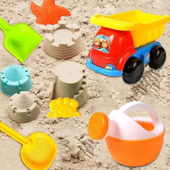 Vaikų Smėlio Dėžutės Paplūdimio Žaislų Rinkinys Smėlio Kibirą Nustatyti Paplūdimio Kubo Ekologinio Draugiškas Spalvinga Žaisti Krepšelis tuščias Kibiras Lauko Smėlio Žaislai
