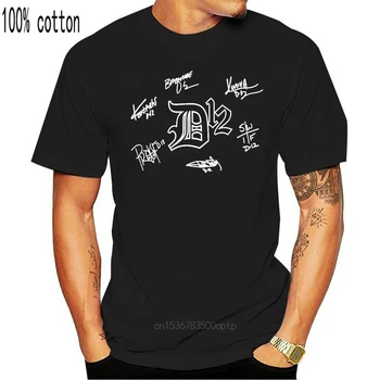 D 12 Logo T Shirt, Derliaus Hip-Hop Rap Tee Eminem D12 Slim Shady D-12 Atgimimas 1 Medvilnės, Marškinėliai, Topai Didmeninė Tee