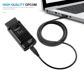 Op-com Opcom V5 Profesinės Opel Automobilių Diagnostinė Priemonė V1.7 V1.95 Flash Update su Pic18F458 FT232RL Obd2 Scaner 170823C