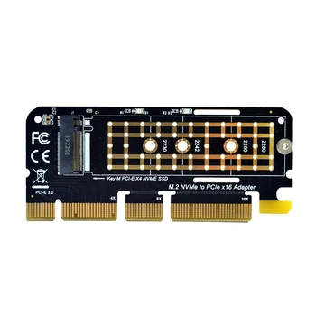 M. 2 NVMe SSD Su PCI-E X16 Konverteris Kortelės NGFF M-Key M. 2 PCIe PCI-Express X4/X8/X16 HDD Kietojo Disko Kietojo Disko Adapteris Kortelės