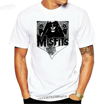 Misfits v7 plakatas marškinėliai balti visi dydžiai S-5XL