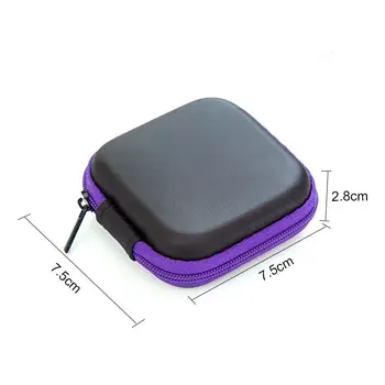Ausinių saugojimo maišelis Mobilusis telefonas įkroviklis duomenų kabelis talpinimo ausinių maišelis Skaitmeninio saugojimo apdailos paketas