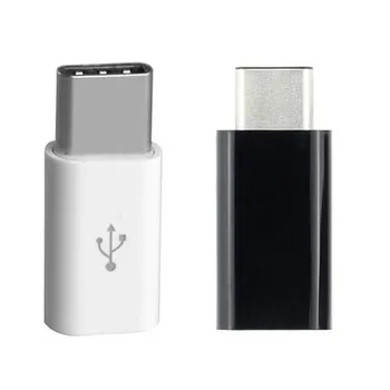 5vnt Tipas-C Female Jungtis, Mikro USB 2.0 Male USB Converter 3.1 Duomenų Adapteris Didelės Spartos Android mobilusis Telefonas Priedai