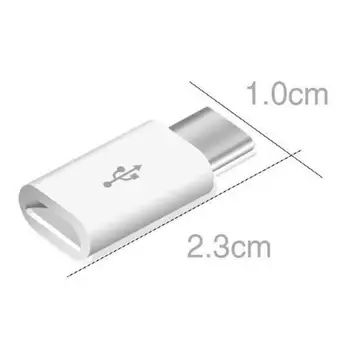 5vnt Tipas-C Female Jungtis, Mikro USB 2.0 Male USB Converter 3.1 Duomenų Adapteris Didelės Spartos Android mobilusis Telefonas Priedai