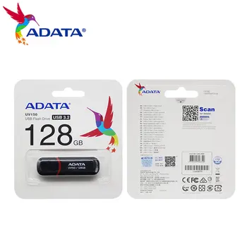 ADATA UV150 USB 3.2 Flash Drive 16GB 32GB 64GB 128GB Pendrive Didelės Spartos Portalai Juoda Pen Drive, Memory Stick, Skirtą Kompiuterį