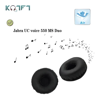 KQTFT oda 1 Set Pakeitimo Gaubteliai, skirta Jabra UC voice 550 MS Duo Ausinių Ausų Pagalvėlės Earmuff Padengti Pagalvėlės Puodeliai