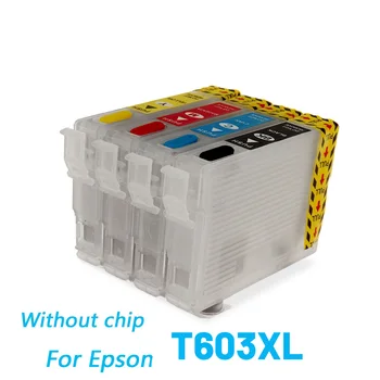 T603 603XL Daugkartiniai Rašalo Kasetė Nr. Chip Epson WF-2810 WF-2830 WF-2835 XP-2100 XP-2105 XP-3100 XP-3105 XP-4100 XP-4105