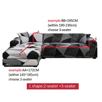 Vienos sofos apima gyvenamasis kambarys sofos raštas anti-dulkių elastinga ruožas apima kampe sofa cover fotelis slipcover