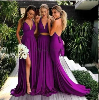 2021 Naujas Vasaros Boho Plisuotos Suknelės Giliai V kaklo Grindų ilgio Paplūdimys Vestuvių Svečias Šalis, Chalatai Ilga Suknelė