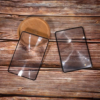 Stiklo Loupe didinamasis stiklas Skaityti Stiklo Lęšio, Didinamojo Stiklo Knygos Puslapį Priartinimas X3 180X120mm Patogus A5 Butas PVC Lakštai