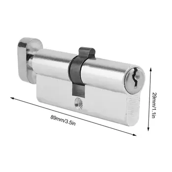 70mm Aliuminio Metalo Durų Užrakto Cilindras Home Security Anti-Snap Anti-Grąžtas Su 3 Raktais Tonas Nustatyti Priemones,