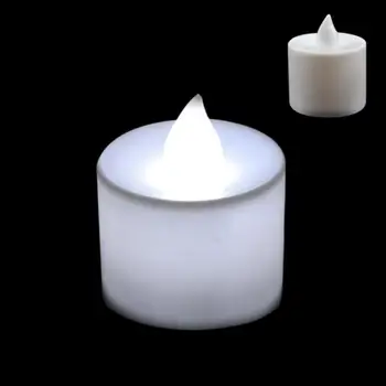 12Pcs Elektroninių LED Arbata Šviesos Žvakės Realus Baterijos Flameless Žvakės Namų Miegamajame Šalis Vestuvių Šventė Dekoras