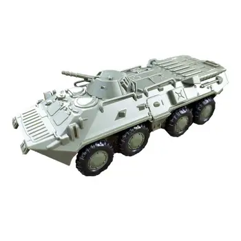 2vnt/set 1:72 M35 Sunkvežimių Sovietų BTR 80 Ratinių Šarvuotos Transporto priemonės, Gumos-nemokamai Asamblėjos Modelis Karinės Žaislas Automobilis