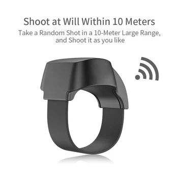 Mini Bluetooth 5.1 laikmatis, Nuotolinio Valdymo Mygtuką, Belaidis Valdiklis Smart Piršto Žiedą, Nešiojami Prietaisai Telefono