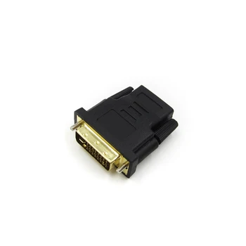 Aukščiausios Kokybės DVI-D Male (24+1 pin) HDMI Female (19-pin) HD HDTV Ekranas Adapteris 