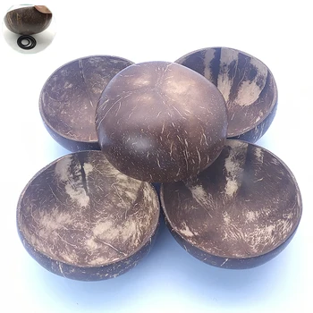 Natūralus kokoso dubenį, grynas, importuotų iš Vietnamo, puikūs rankdarbiai, namų apyvokos indai, dubuo, šakučių ir šaukštų rinkinys