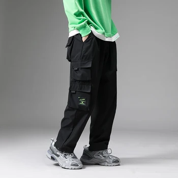 Vyrai Krovinių Kelnės Sweatpant 2021New Haremo Kelnės Vyrų Streetwear Mados Atsitiktinis Bėgiojimo Kelnės Harajuku Hip-Hop Kelnės